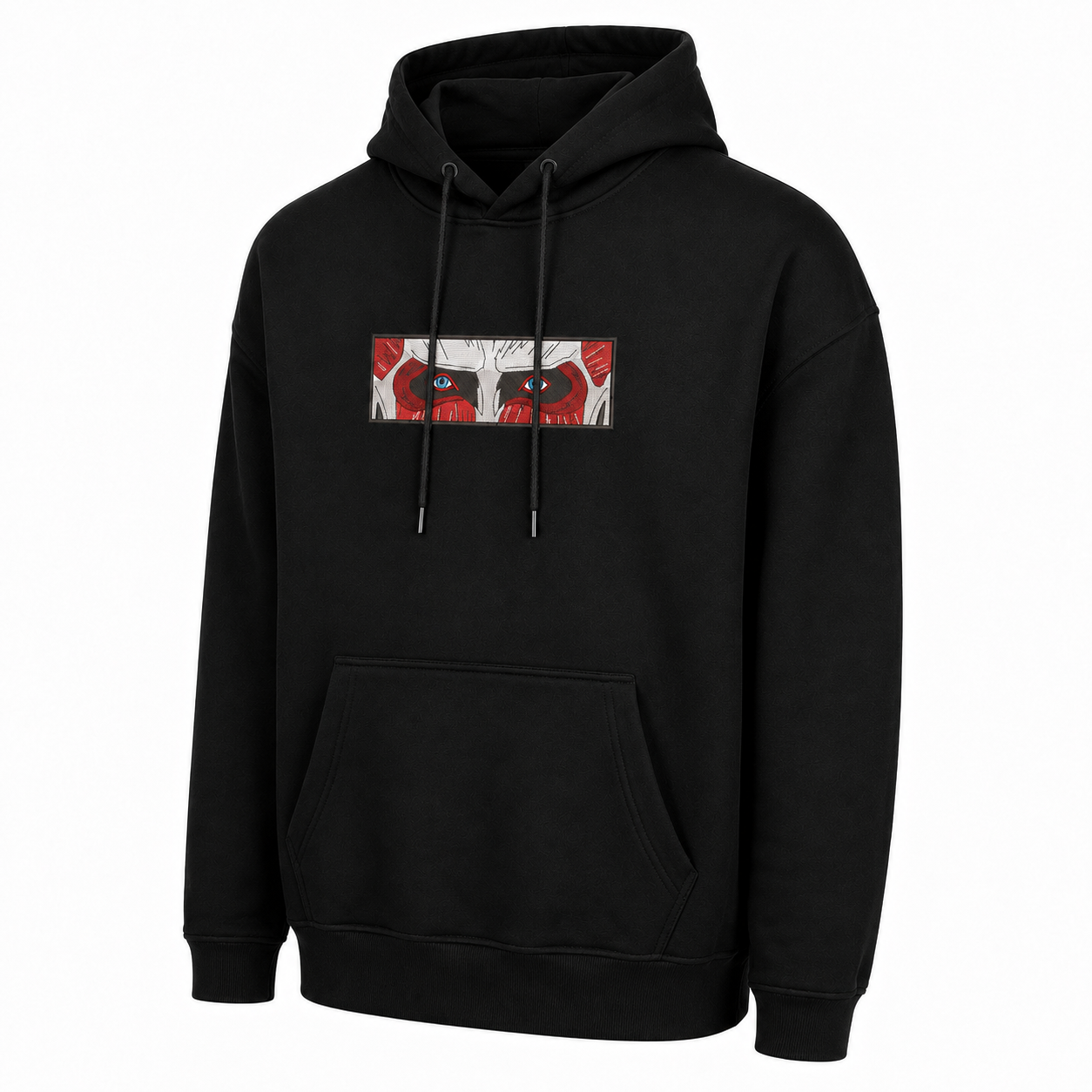 Attack on Titan – Colossal Titan Embroidered Hoodie - Image 2